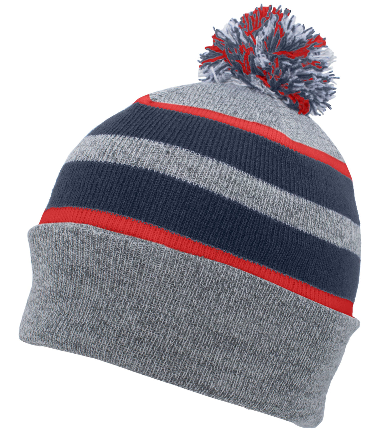 Pacific Headwear Knit Fold Over Pom-Pom Beanie 641K