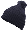 Pacific Headwear Cable Knit Pom-Pom Beanie 643K