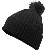 Pacific Headwear Cable Knit Pom-Pom Beanie 643K