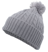 Pacific Headwear Cable Knit Pom-Pom Beanie 643K