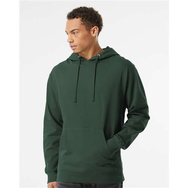 Independent Trading Co. Midweight Hooded Sweatshirt - Alpine Green - Independent Trading Co. SS4500 Independent Trading Co. Alpine Green XS