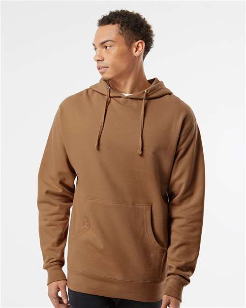 Independent Trading Co. Midweight Hooded Sweatshirt - Saddle - Independent Trading Co. SS4500 Independent Trading Co.