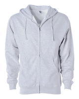 Independent Trading Co. SS4500Z Unisex Midweight Full-Zip Hooded Sweatshirt | Wholesale Full-Zip Hoodie
