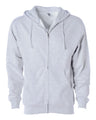 Independent Trading Co. SS4500Z Unisex Midweight Full-Zip Hooded Sweatshirt | Wholesale Full-Zip Hoodie