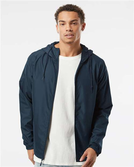 Independent Trading Co. EXP54LWZ Men's Lightweight Windbreaker Full-Zip Jacket | Wholesale Windbreaker
