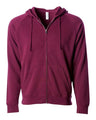 Independent Trading Co. Unisex Special Blend Raglan Full-Zip Hooded Sweatshirt - Independent Trading Co. PRM33SBZ
