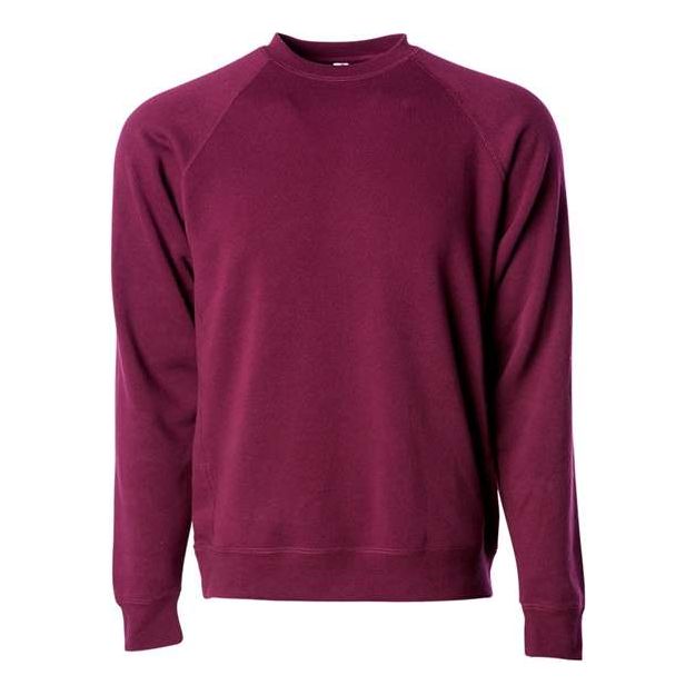 Independent Trading Co. Special Blend Crewneck Raglan Sweatshirt - Independent Trading Co. PRM30SBC Independent Trading Co. Maroon XS