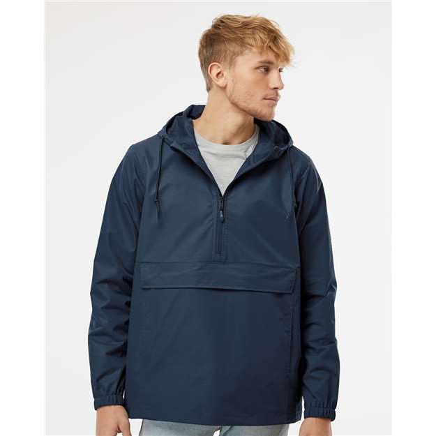 Independent Trading Co. Nylon Anorak - Independent Trading Co. EXP94NAW Independent Trading Co. Classic Navy XS