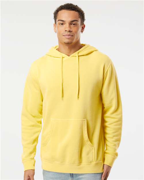 Independent Trading Co. Midweight Pigment-Dyed Hooded Sweatshirt - Pigment Yellow - Independent Trading Co. PRM4500 Independent Trading Co.