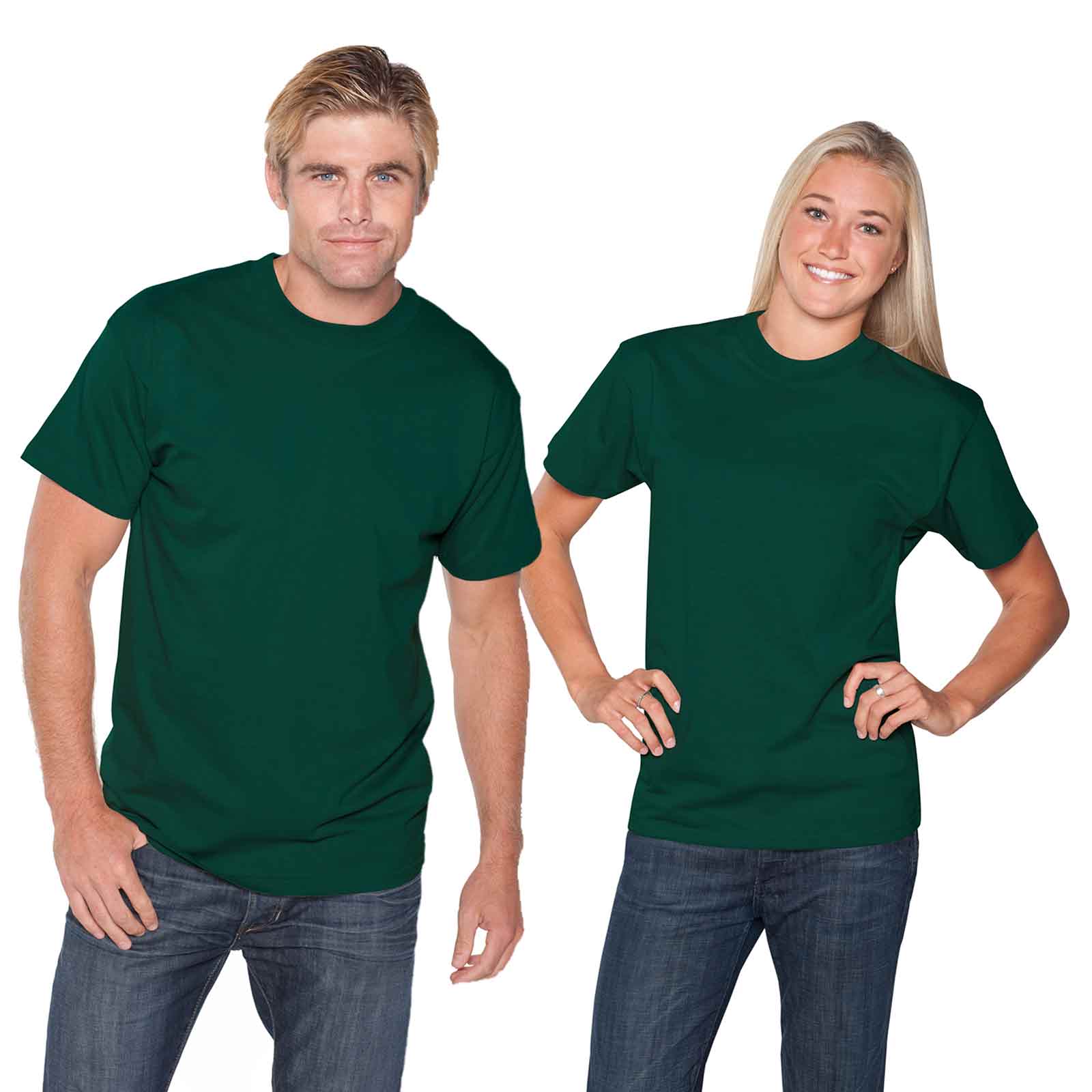 OTTO Unisex Heavyweight Comfy Tee T-Shirt OTTO 651-201 Otto Cap 017 - Dk. Green XL