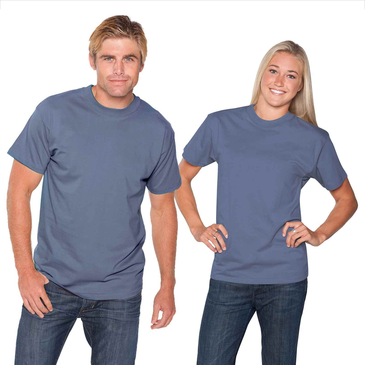 OTTO Unisex Heavyweight Comfy Tee T-Shirt OTTO 651-201 Otto Cap 082 - Ind. Blue XL