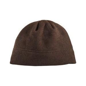 Heathered Knit Beanie. C917. Joe's USA Chocolate Heather/Black
