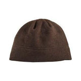 Heathered Knit Beanie. C917. Joe's USA Chocolate Heather/Black