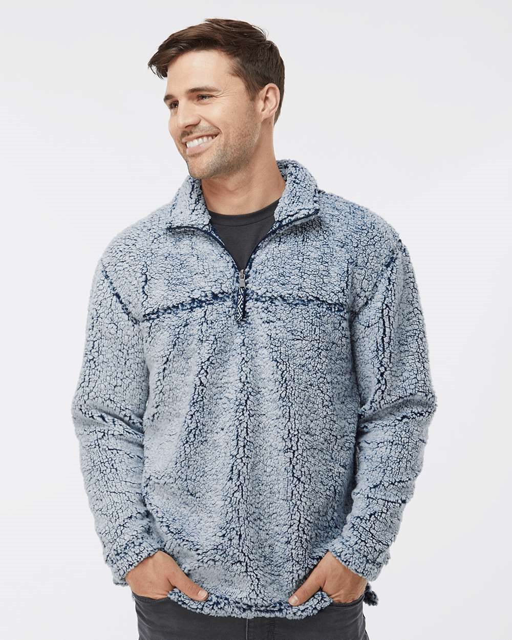 Boxercraft Unisex Sherpa Fleece Quarter-Zip Pullover - Boxercraft Q10