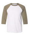 BELLA + CANVAS Unisex Three-Quarter Sleeve Baseball Tee - BELLA + CANVAS 3200