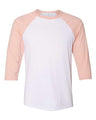 BELLA + CANVAS Unisex Three-Quarter Sleeve Baseball Tee - BELLA + CANVAS 3200
