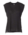 Bella + Canvas 8804 Women’s Flowy Rolled Cuffs Muscle Tee
