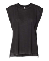 Bella + Canvas 8804 Women’s Flowy Rolled Cuffs Muscle Tee