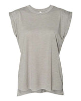 Bella + Canvas 8804 Women’s Flowy Rolled Cuffs Muscle Tee