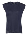 Bella + Canvas 8804 Women’s Flowy Rolled Cuffs Muscle Tee