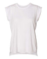 Bella + Canvas 8804 Women’s Flowy Rolled Cuffs Muscle Tee