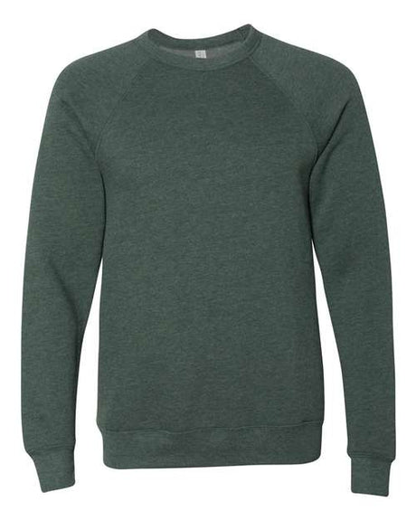 Bella + Canvas 3901 Unisex Sponge Fleece Raglan Crewneck Sweatshirt