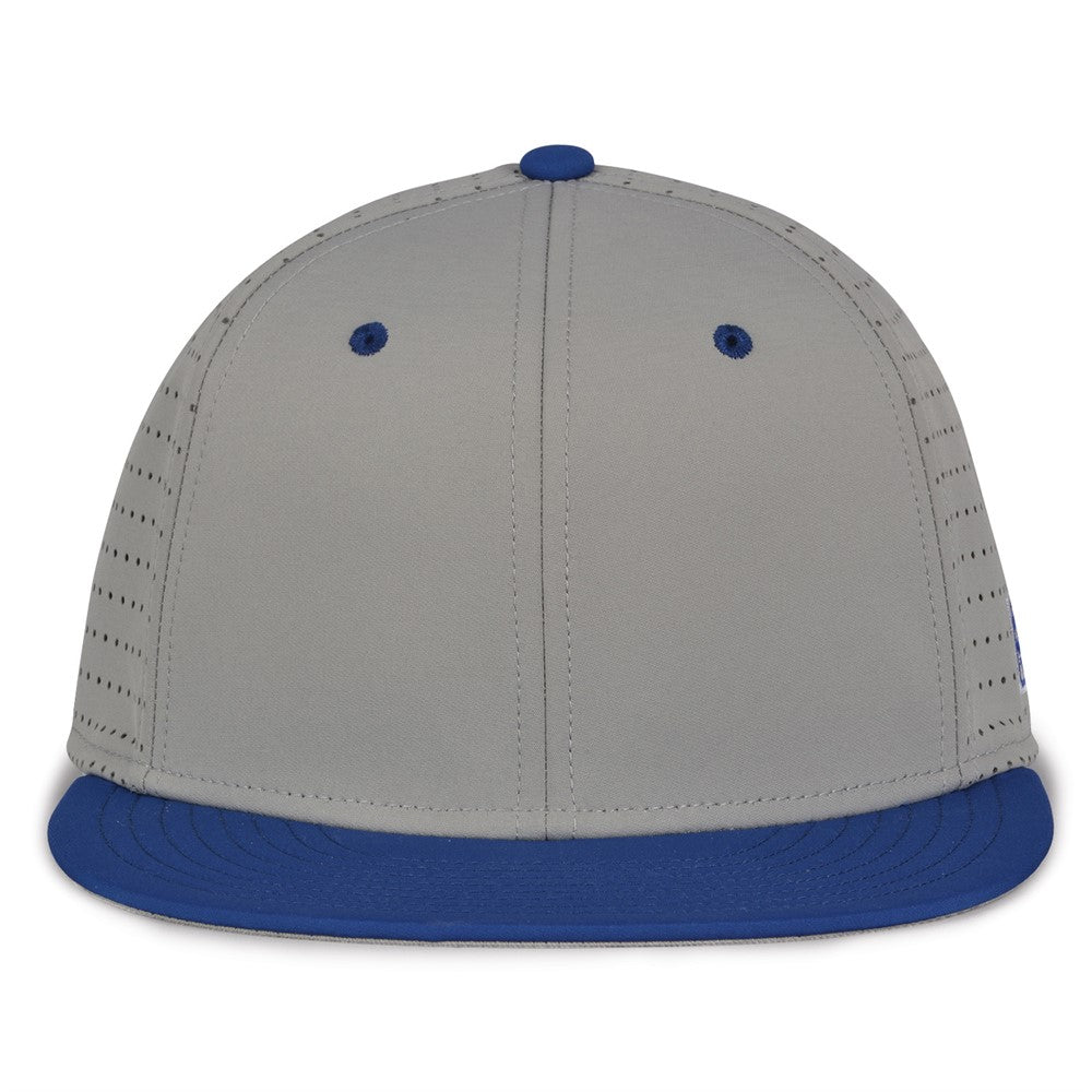 The Game GB998 Perforated GameChanger Baseball Hat | Wholesale Pro Shape Flat Bill Caps