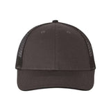 Valucap Sandwich Trucker Cap - Valucap S102 Valucap Charcoal/ Black Adjustable