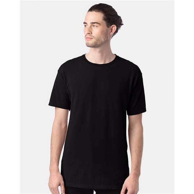 ComfortWash by Hanes Garment-Dyed T-Shirt - Black - ComfortWash by Hanes GDH100 ComfortWash by Hanes Black S