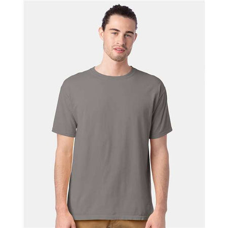 ComfortWash by Hanes Garment-Dyed T-Shirt - Concrete Grey - ComfortWash by Hanes GDH100 ComfortWash by Hanes Concrete Grey S