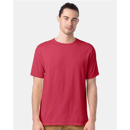 ComfortWash by Hanes Garment-Dyed T-Shirt - Crimson Fall - ComfortWash by Hanes GDH100 ComfortWash by Hanes Crimson Fall S