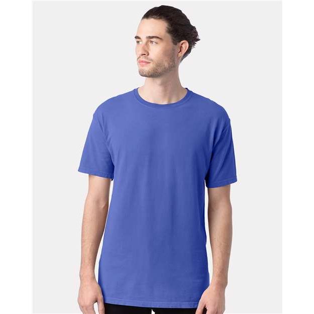 ComfortWash by Hanes Garment-Dyed T-Shirt - Deep Forte Blue - ComfortWash by Hanes GDH100 ComfortWash by Hanes Deep Forte Blue S