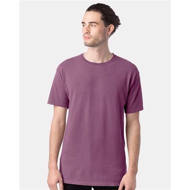 ComfortWash by Hanes Garment-Dyed T-Shirt - Purple Plum Raisin - ComfortWash by Hanes GDH100 ComfortWash by Hanes Purple Plum Raisin S