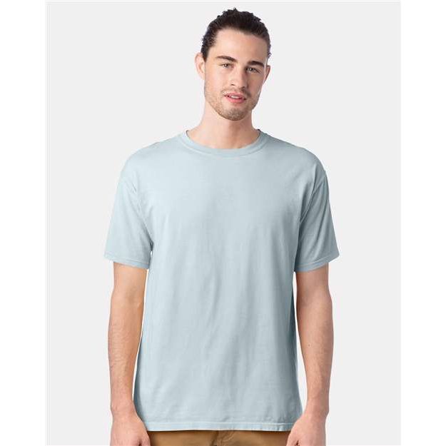 ComfortWash by Hanes Garment-Dyed T-Shirt - Soothing Blue - ComfortWash by Hanes GDH100 ComfortWash by Hanes Soothing Blue S