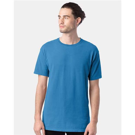 ComfortWash by Hanes Garment-Dyed T-Shirt - Summer Sky Blue - ComfortWash by Hanes GDH100 ComfortWash by Hanes Summer Sky Blue S