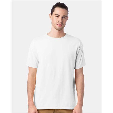 ComfortWash by Hanes Garment-Dyed T-Shirt - White - ComfortWash by Hanes GDH100 ComfortWash by Hanes White S