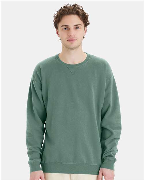 ComfortWash by Hanes Unisex Garment-Dyed Crewneck Sweatshirt - ComfortWash by Hanes GDH400
