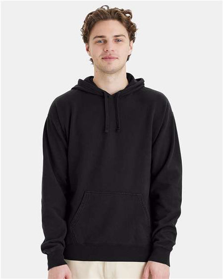 ComfortWash by Hanes Garment-Dyed Hooded Sweatshirt - Black - ComfortWash by Hanes GDH450 ComfortWash by Hanes