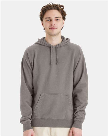 ComfortWash by Hanes Garment-Dyed Hooded Sweatshirt - Concrete Grey - ComfortWash by Hanes GDH450 ComfortWash by Hanes