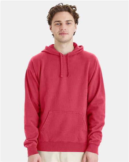 ComfortWash by Hanes Garment-Dyed Hooded Sweatshirt - Crimson Fall - ComfortWash by Hanes GDH450 ComfortWash by Hanes