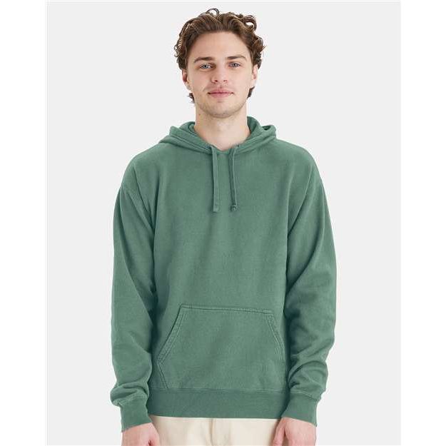 ComfortWash by Hanes Garment-Dyed Unisex Hooded Sweatshirt - ComfortWash by Hanes GDH450 ComfortWash by Hanes Cypress Green S