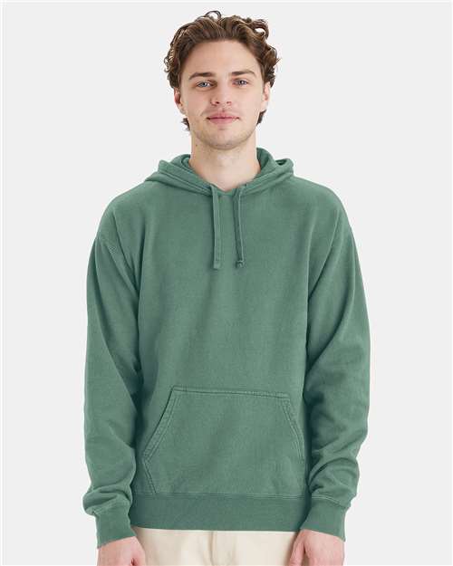 ComfortWash by Hanes Garment-Dyed Hooded Sweatshirt - Cypress Green - ComfortWash by Hanes GDH450 ComfortWash by Hanes Cypress Green S