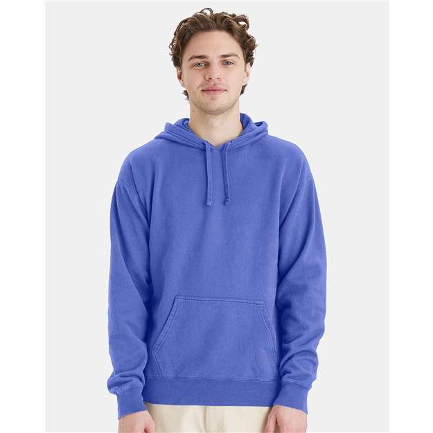 ComfortWash by Hanes Garment-Dyed Unisex Hooded Sweatshirt - ComfortWash by Hanes GDH450 ComfortWash by Hanes Deep Forte Blue S