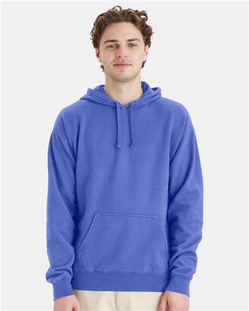 ComfortWash by Hanes Garment-Dyed Hooded Sweatshirt - Deep Forte Blue - ComfortWash by Hanes GDH450 ComfortWash by Hanes Deep Forte Blue S