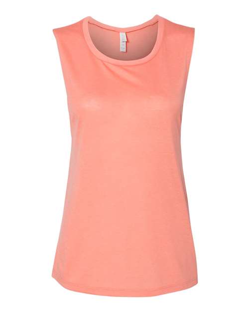 BELLA + CANVAS Women's Flowy Scoop Muscle Tank - BELLA + CANVAS 8803