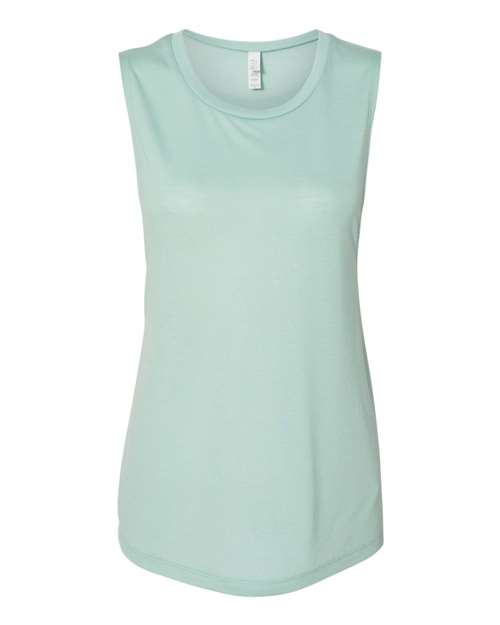 BELLA + CANVAS Women's Flowy Scoop Muscle Tank - BELLA + CANVAS 8803