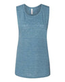 BELLA + CANVAS Women's Flowy Scoop Muscle Tank - BELLA + CANVAS 8803