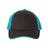 Valucap Sandwich Trucker Cap - Valucap S102 Valucap Charcoal/ Neon Blue Adjustable