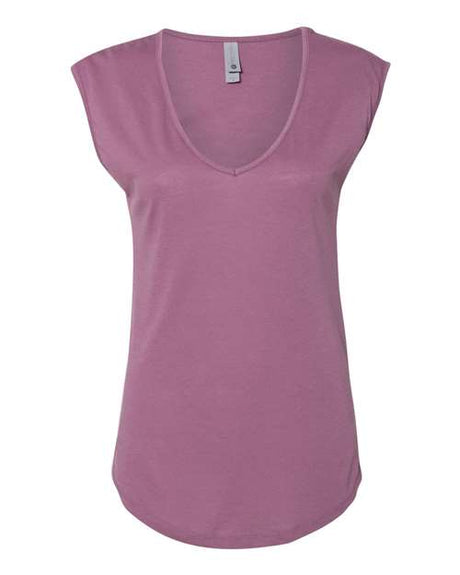 Next Level Women's Festival Sleeveless Deep V-Neck T-Shirt - Next Level 5040