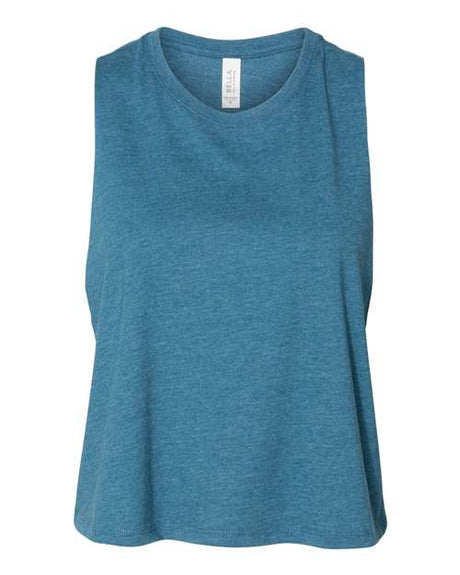 BELLA + CANVAS Women's Racerback Crop Tank - BELLA + CANVAS 6682